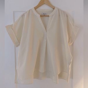 Linen madewell pullover shirt